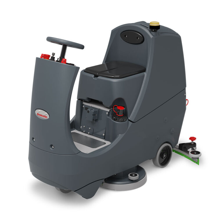 Numatic CRL8072/100T maszyna do mycia podłóg Maszyna do mycia podłóg Numatic CRL8072/100T z siedziskiem operatora i kierownicą.