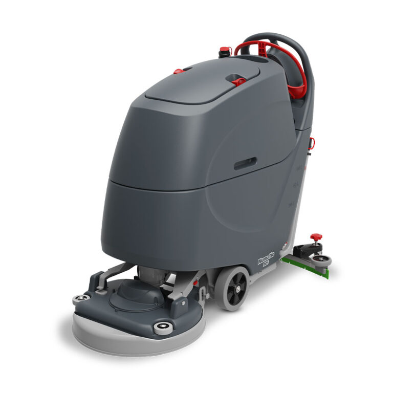 Numatic TBL6055/100T profesjonalna maszyna do mycia podłóg Maszyna do mycia podłóg Numatic TBL6055/100T w ujęciu z przodu i z boku